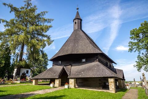 Gotický drevený kostol