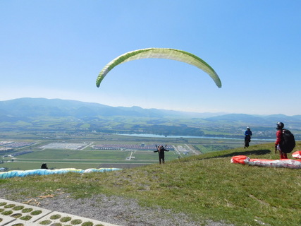 Paragliding na Straníku