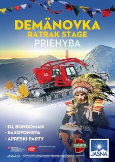 Demänovska ratrak stage