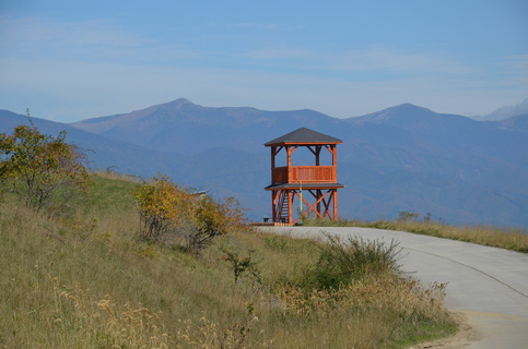Rozhľadne na  cyklotrase Tanková cesta