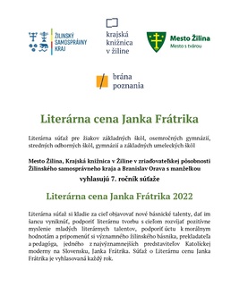 Literárna cena Janka Frátrika 2022