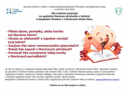 Spoločné literárne stretnutia v knižnici